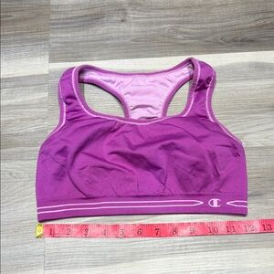 Champion Purple compression sports bra size medium